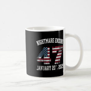 Caneca De Café Noite Assustadora Terminando 20 de janeiro de 2025