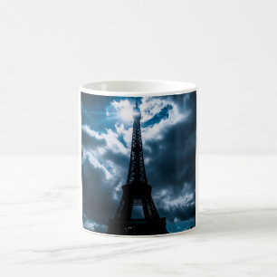 Caneca De Café Noite Azul da Torre Eiffel