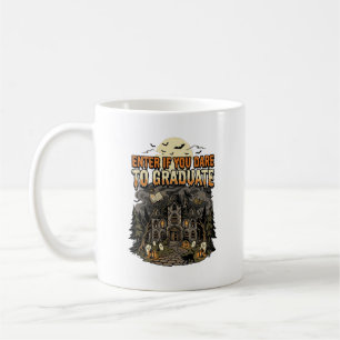 Caneca De Café Noite da Academia Assombrada de Halloween
