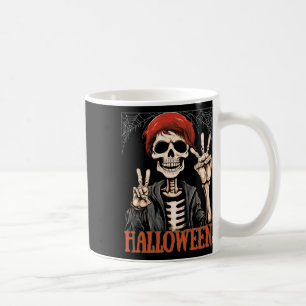 Caneca De Café Noite da Apocalipse Esqueleto No Dia das Bruxas En