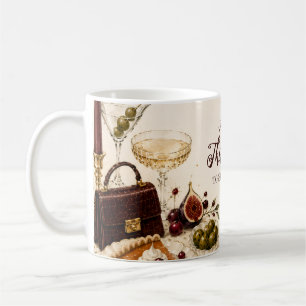 Caneca De Café Noite de Ação de Graças Glamourosa das Garotas