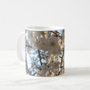 Caneca De Café Noite de Cherry Blossoms I Primavera Floral