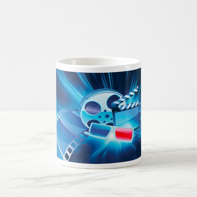 Caneca De Café Noite de Cinema Carretel de Filme (Criador carregado)