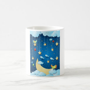 Caneca De Café Noite de luna grande