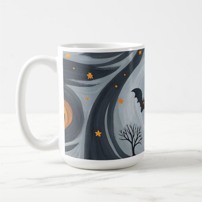 Caneca De Café Noite de Morte de Halloween (Esquerda)