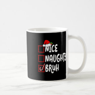 Caneca De Café Noite de Natal Bela, Maldita Bruh Engraçado Lista