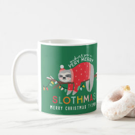 Caneca De Café Noite de Natal, crianças divertidas e brilhantes,