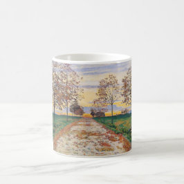 Caneca De Café Noite de Outono (por Ferdinand Hodler)