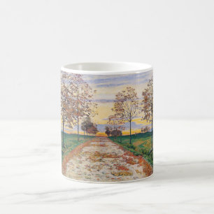 Caneca De Café Noite de Outono (por Ferdinand Hodler)