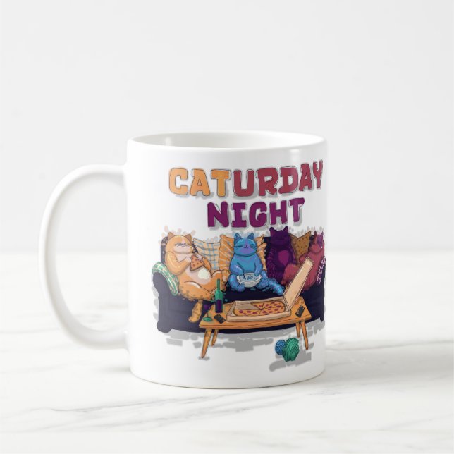 Caneca De Café Noite de sábado (Esquerda)