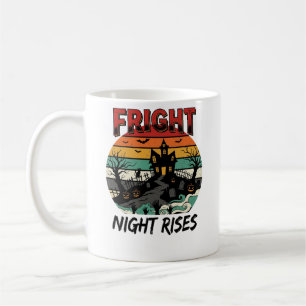 Caneca De Café Noite de Terror no Cemitério de Halloween