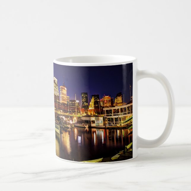 Caneca De Café Noite em Puerto Madero (Direita)