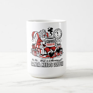 Caneca De Café Noite Essencial de Natal com o Papai Noel