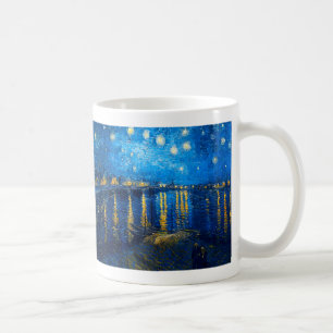 Caneca De Café Noite estrelado sobre o Rhone, Van Gogh