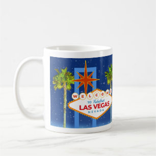 Caneca De Café Noite Mágica em Las Vegas Bem-vindos a Las Vegas