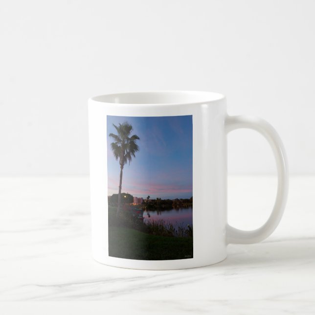 Caneca De Café Noite Na Palm Tree (Direita)