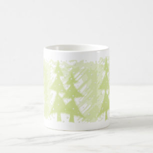 Caneca De Café noite nevado do grunge
