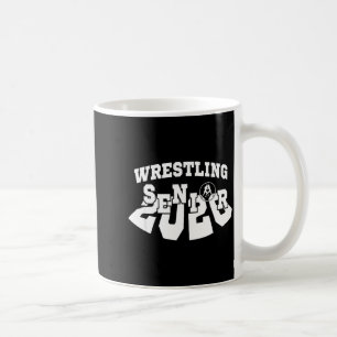 Caneca De Café Noite sênior de wrestling formatura 2026