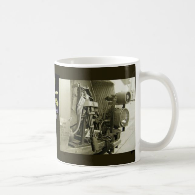 Caneca De Café Noitibó-americano azul do fantasma (Direita)