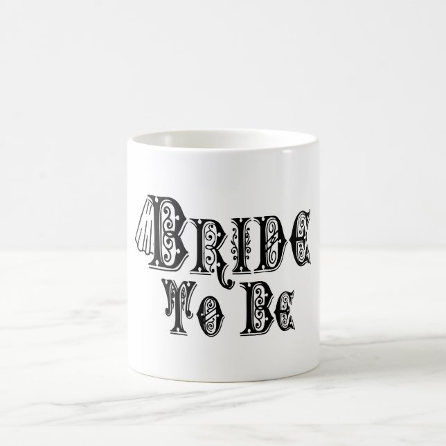Caneca De Café Noiva A Ser Com Véu, Rico Preto (Centro)