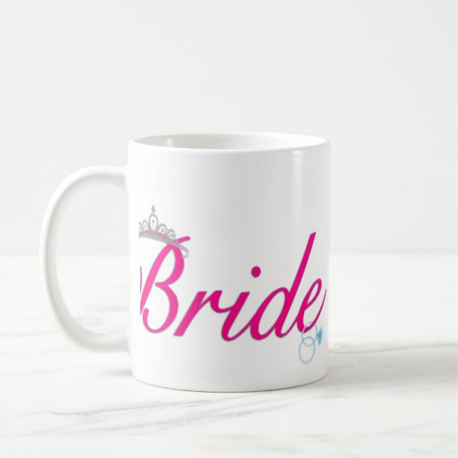 Caneca De Café Noiva a ser (rosa) (Esquerda)