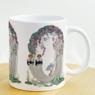 Caneca De Café Noiva Art Déco  