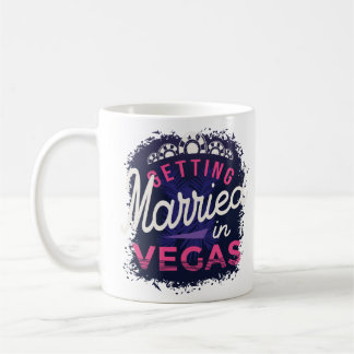 Caneca De Café Noiva Casando em Vegas