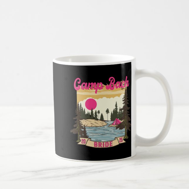 Caneca De Café Noiva da Bach Camp Despedida de Solteira Camping R (Direita)