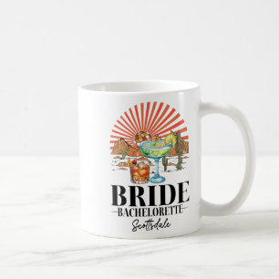 Caneca De Café Noiva Dama de Honra Equipe da Noiva Scottsdale Des