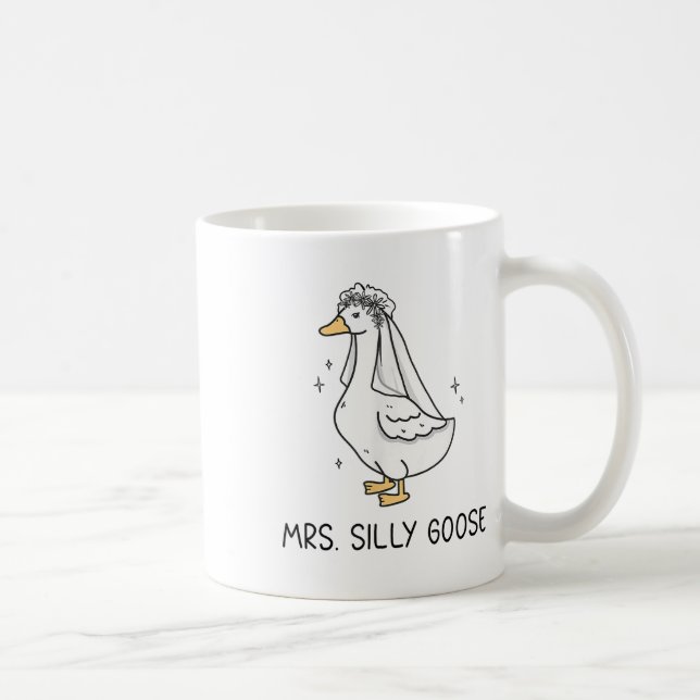 Caneca De Café Noiva De Bobo De Casamento Goose Gettin Loose (Direita)