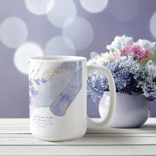 Caneca De Café Noiva de Casamento de Flor Silvestre Peri ID954