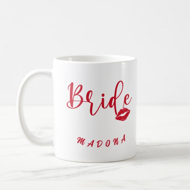 Caneca De Café Noiva de Despedida de Solteira Personalizada (Esquerda)