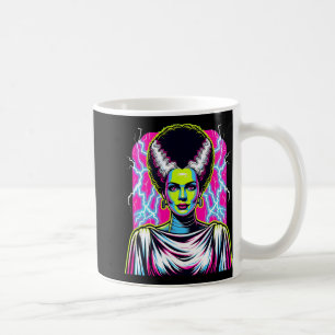 Caneca De Café Noiva De Frankenstein Bride Vibrant Click Hallowee