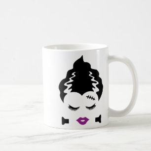Caneca De Café Noiva De Frankenstein Monster Halloween Figurume 1