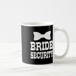 Caneca De Café Noiva de Solteira Segurança Divertida Roupa de Cri