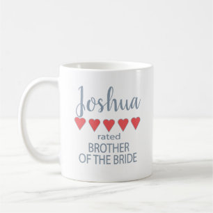 Caneca De Café Noiva e Cortejo de Casamento 5 Irmão da Noiva com 