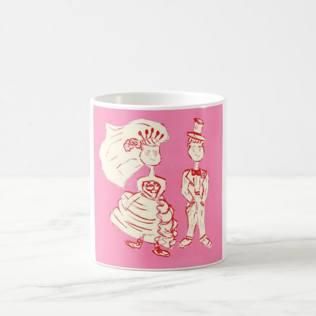 Caneca De Café Noiva e Noivo (Centro)