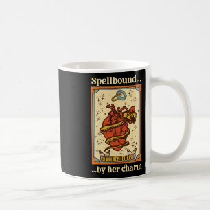 Caneca De Café Noiva e Noivo Engraçados e Místicos de Bruxa Enfei