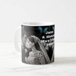 Caneca De Café Noiva e noivo Ideias de presentes