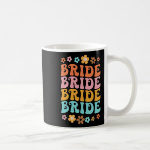 Caneca De Café Noiva Eu Faço Tripulação Retro Groovy Festa de Des