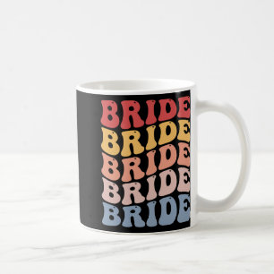 Caneca De Café Noiva Groovy Festa de Despedida de Solteira Bridal