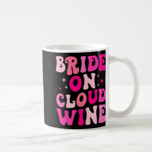 Caneca De Café Noiva Na Nuvem De Vinho Bebendo Festa De Despedida