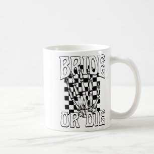 Caneca De Café Noiva Ou Morra Equipe Noiva Gótico Halloween Solte