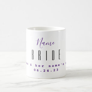Caneca De Café Noiva personalizada de café Mug HAMbyWG