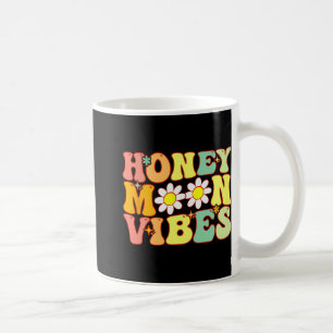 Caneca De Café Noiva Vibração Lua de Mel Groovy Chuveiro Nupcial