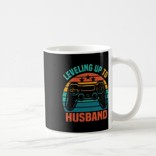 Caneca De Café Noivado Tee For Groom Video Game Lovers (Direita)