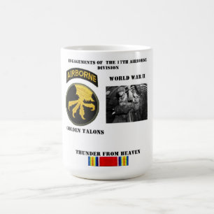 Caneca De Café Noivados da 17a divisão aerotransportada