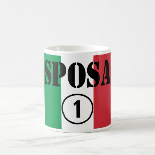 Caneca De Café Noivas italianas: ONU de Sposa Numero