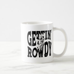 Caneca De Café Noivas Turbulentas Damas de Honra Caubóis Festa de