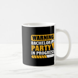 Caneca De Café Noivo engraçado festa de despedida de solteiro no